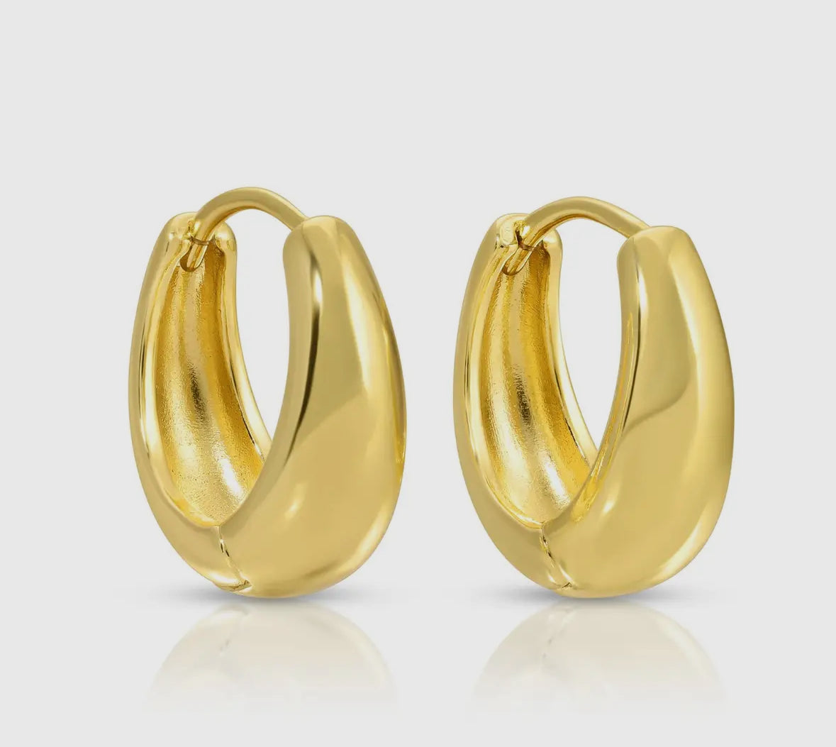 Gold Small Huggies