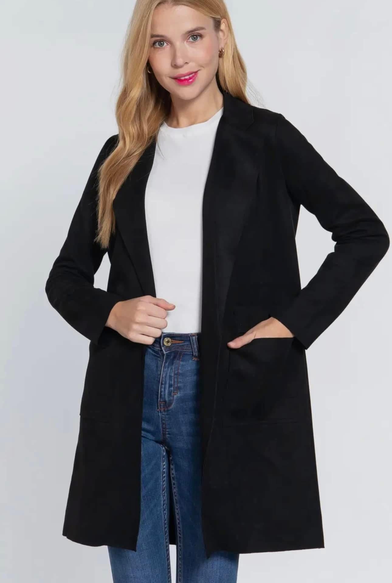 Black Thin Coat