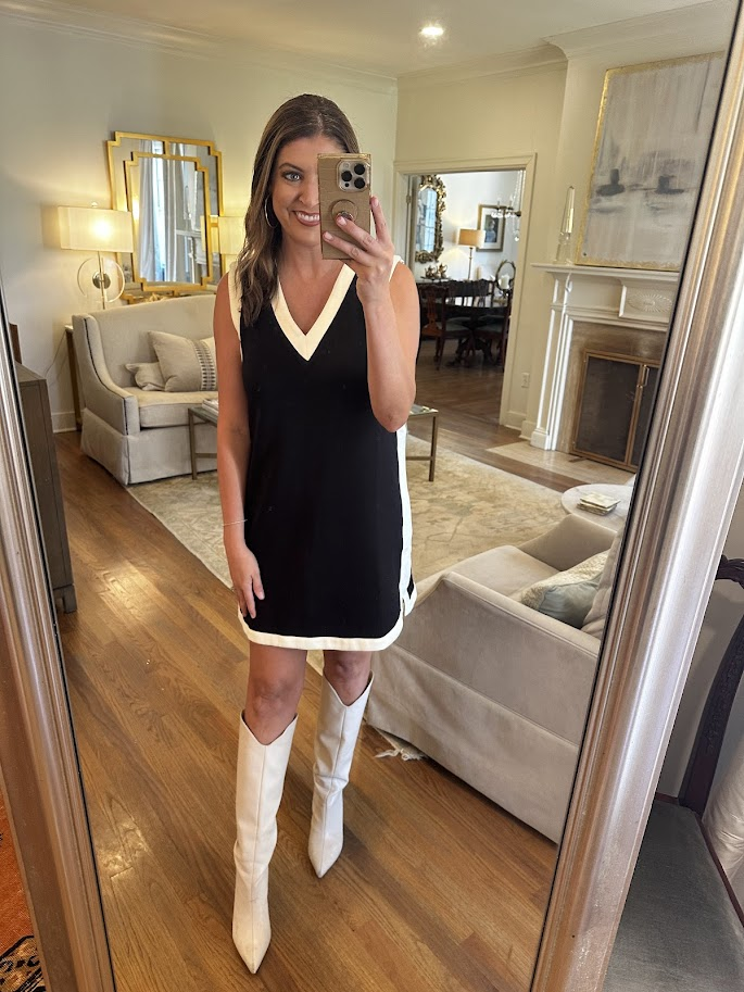 Black/White Dress